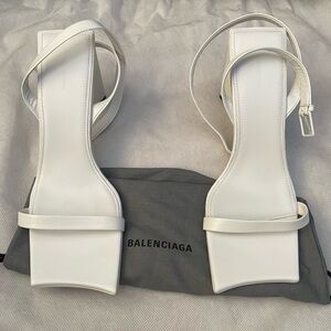 Balenciaga Women's White Heels